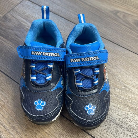 Paw Patrol Unisex Kids Light Up Hook and Loop Closure Sneakers Infant Size 7 - Picture 6 of 8